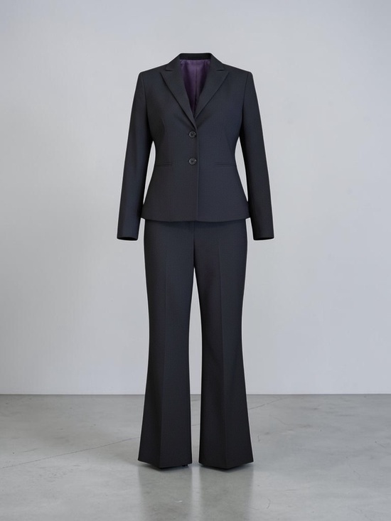 Le Suit Pants - Le Suit Black Tailored Women's Pant & Jacket Set